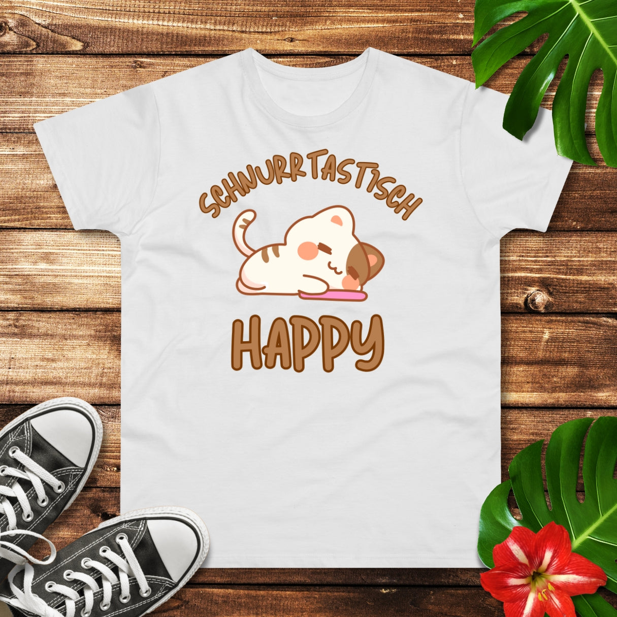 Happy Katze T-Shirt