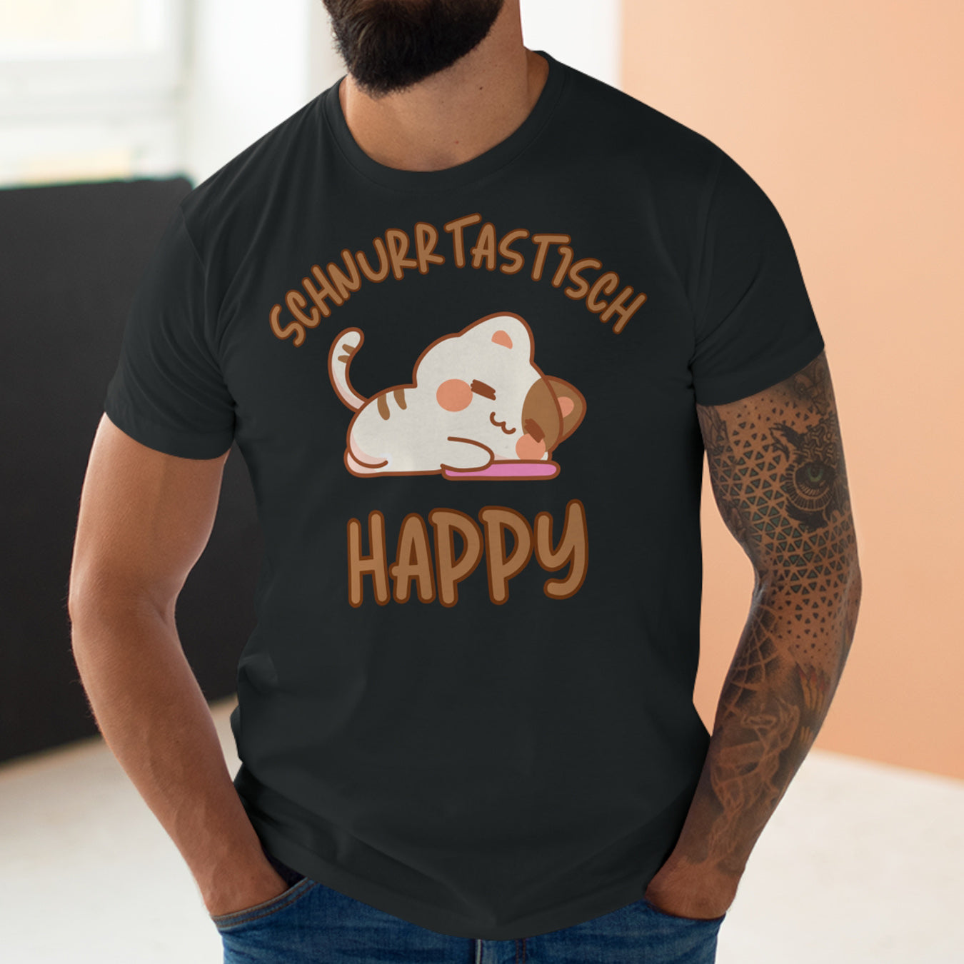 Happy Katze T-Shirt