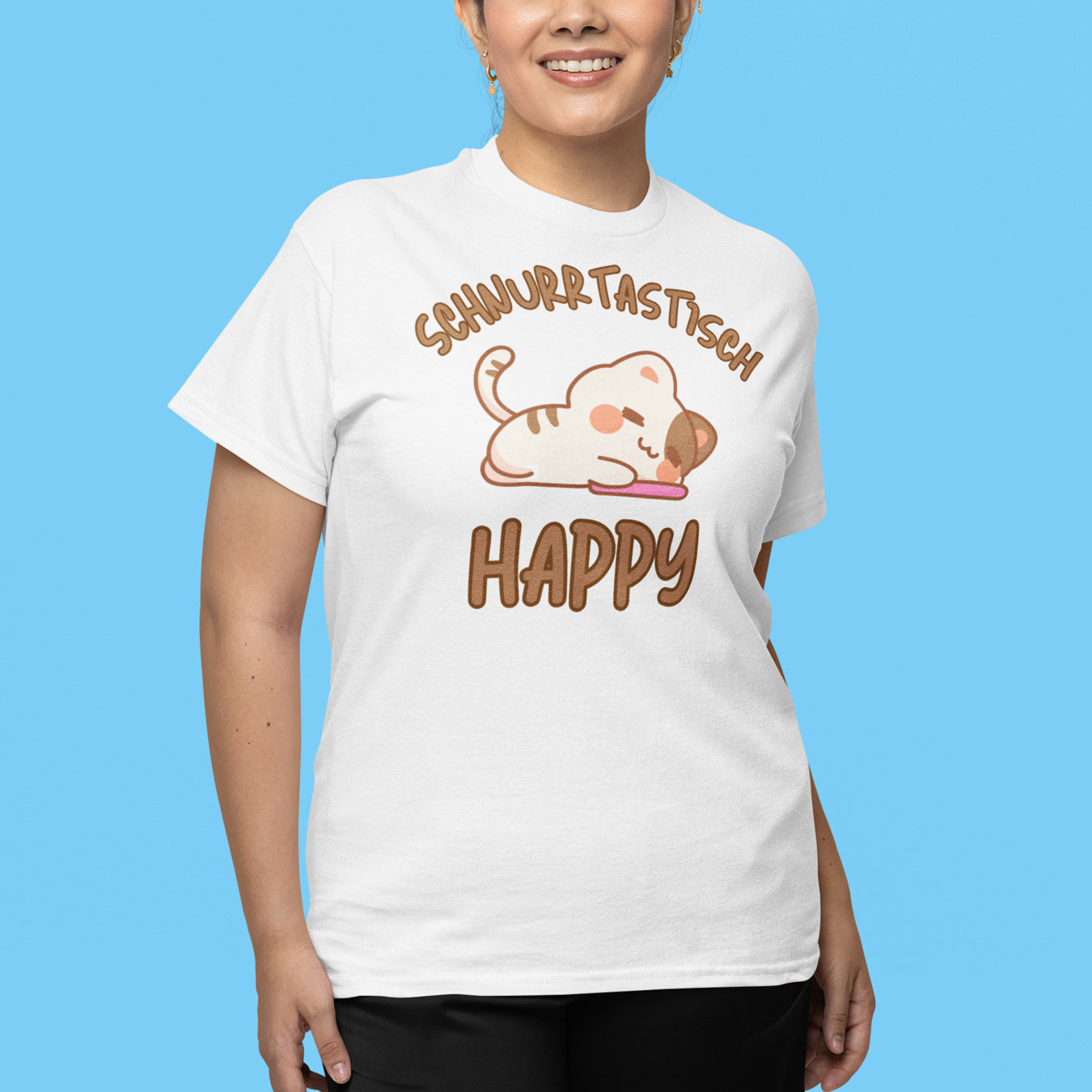 Happy Katze T-Shirt