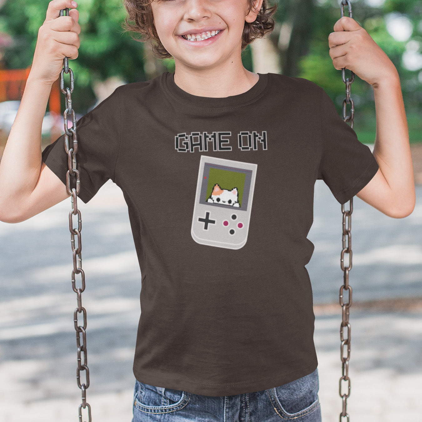 Game On Kitten Kinder T-Shirt