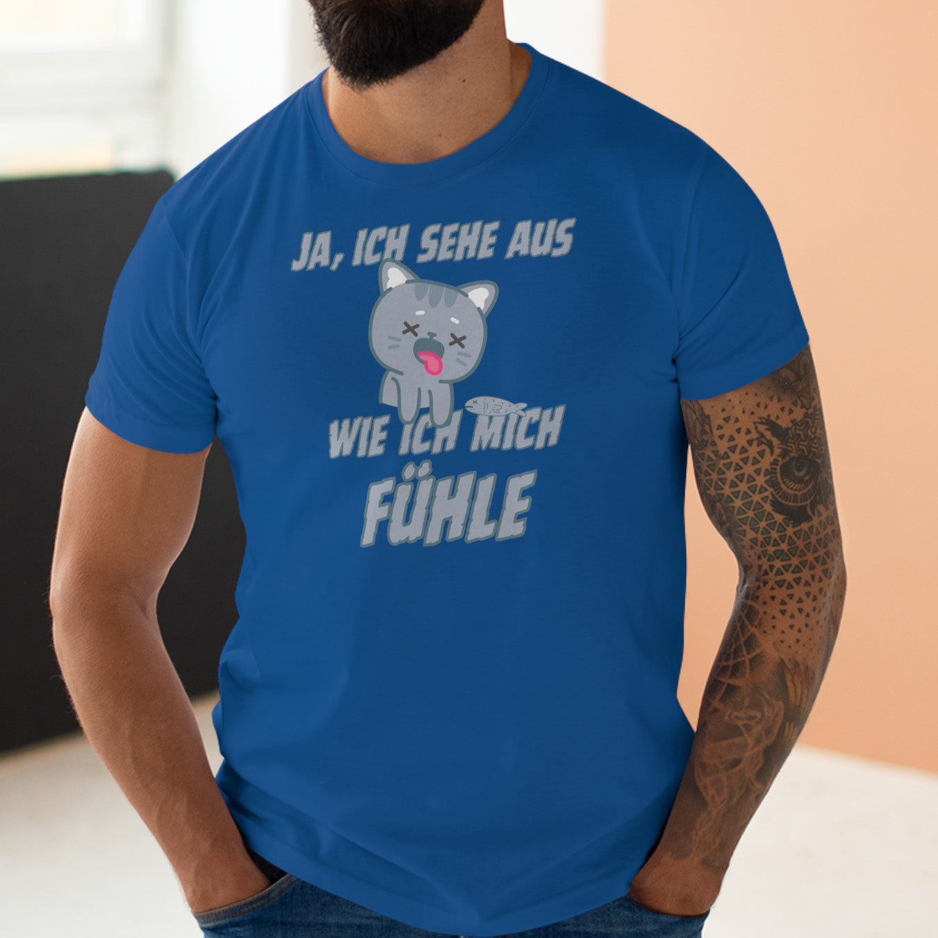 Kranke Katze T-Shirt