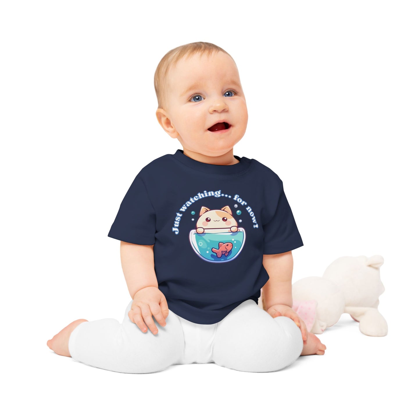 Just watching Katze Baby T-Shirt