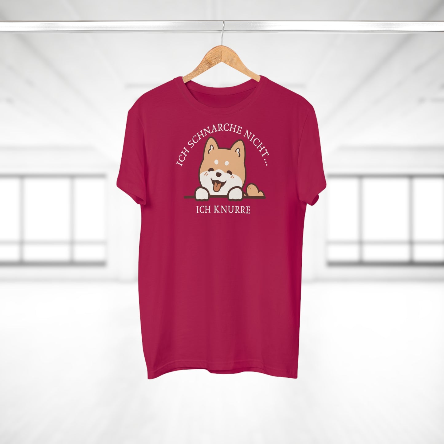 Ich schnarche nicht Hund T-Shirt