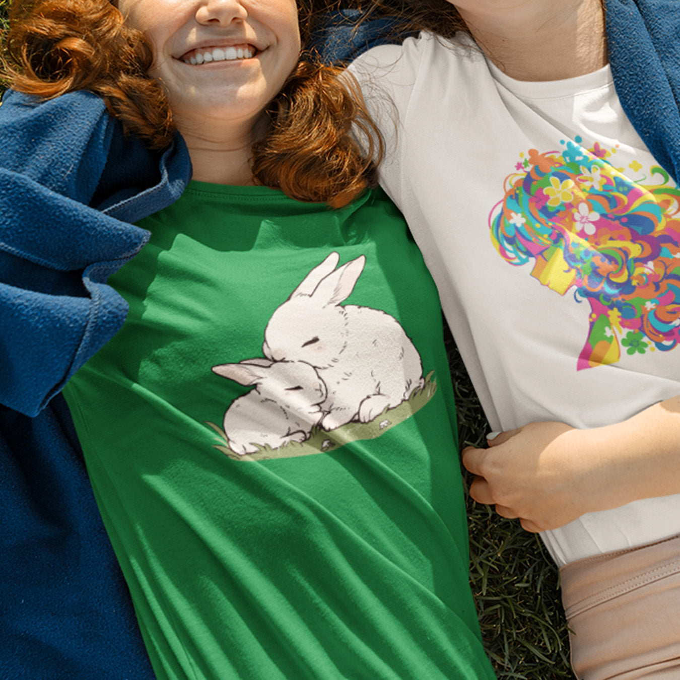 Kuschel Hasen Kinder T-Shirt