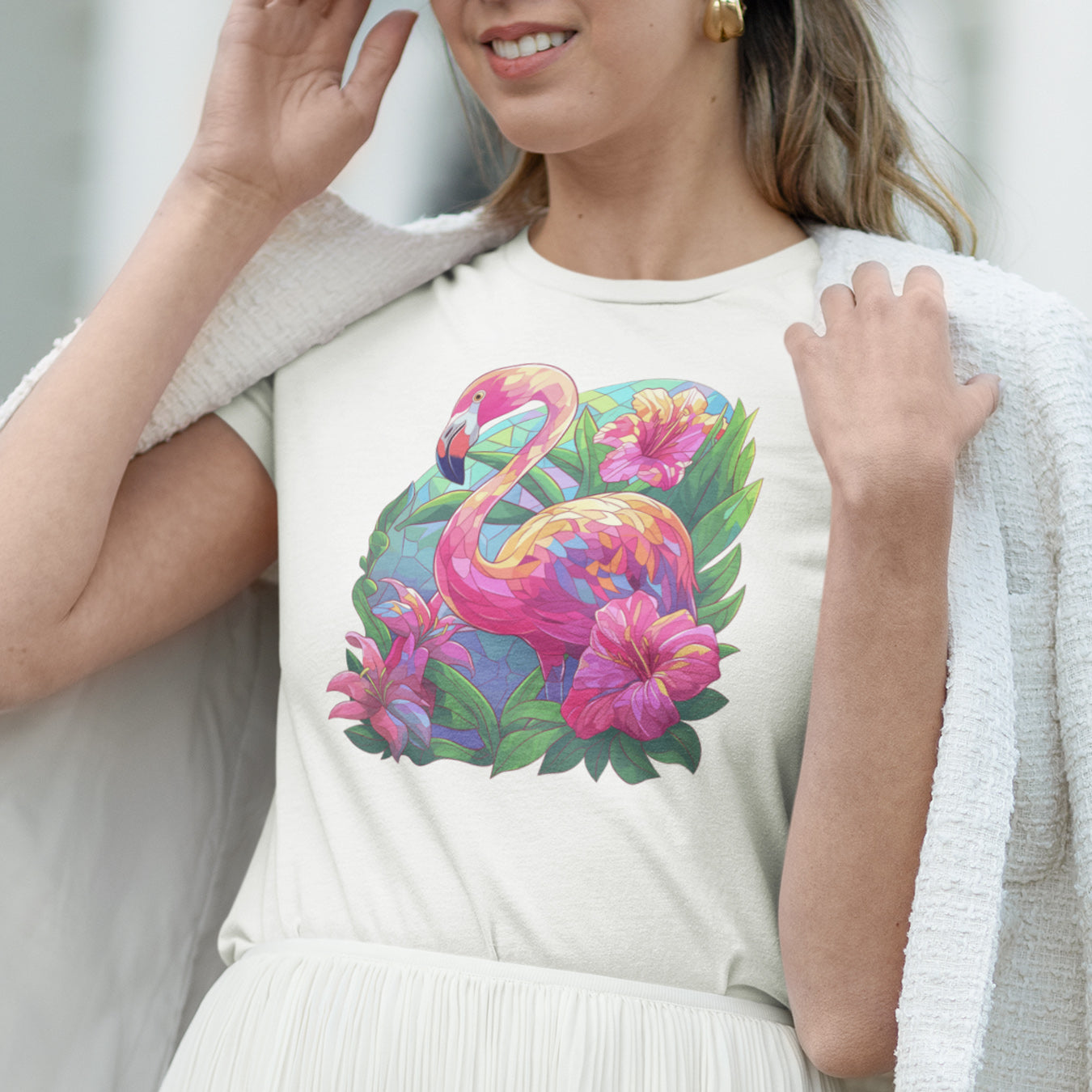 Flamingo Mosaik T-Shirt