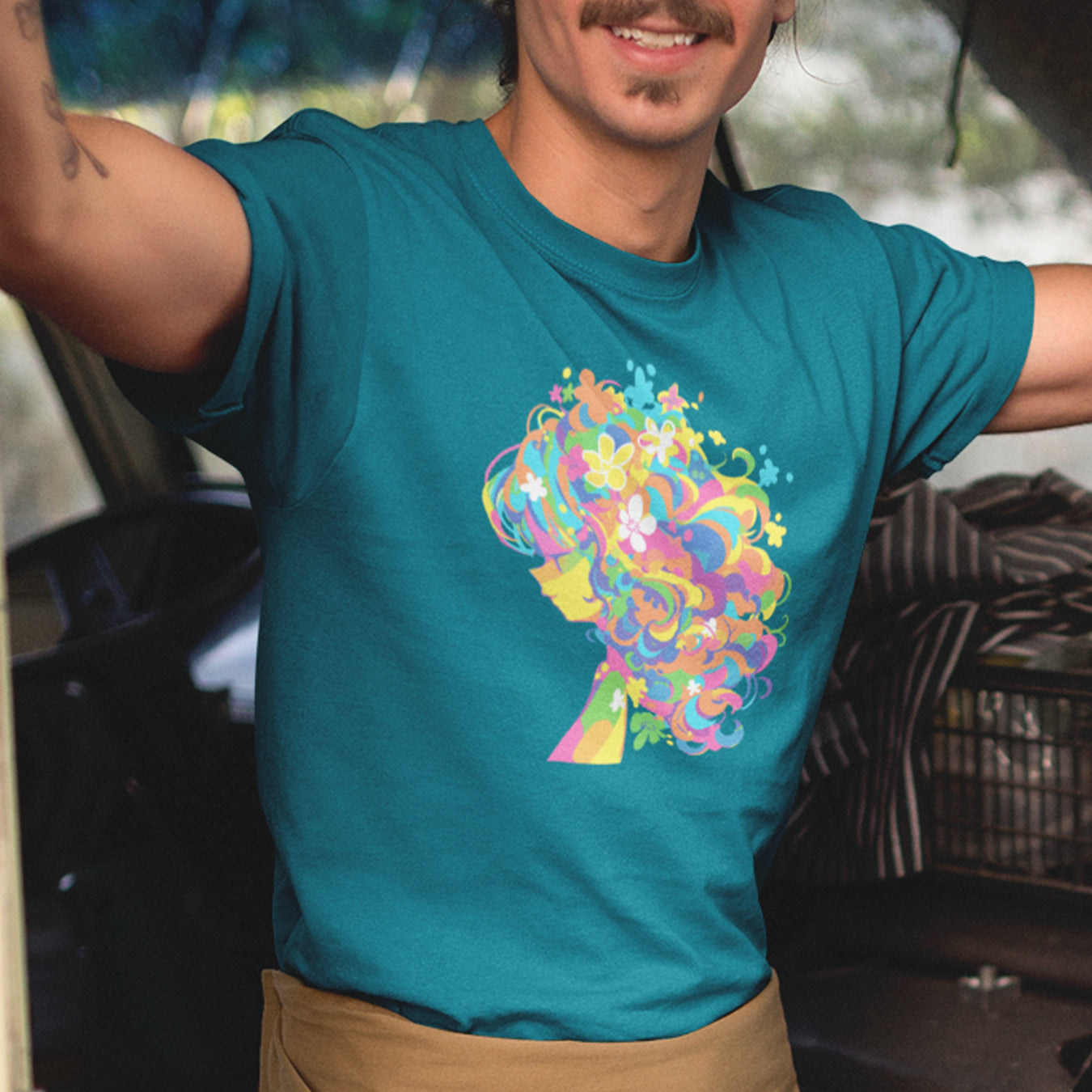 Kawaii Blütenzauber Anime T-Shirt