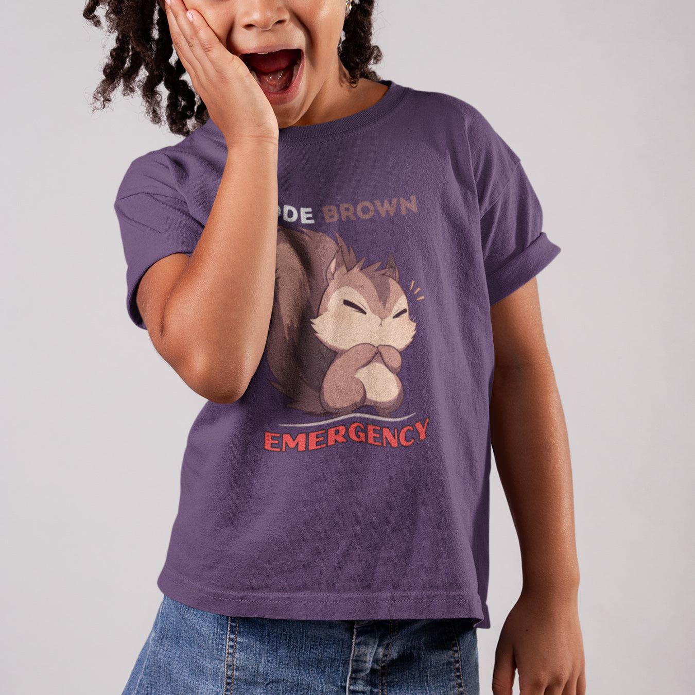 Eichhörnchen Notfall Kinder T-Shirt