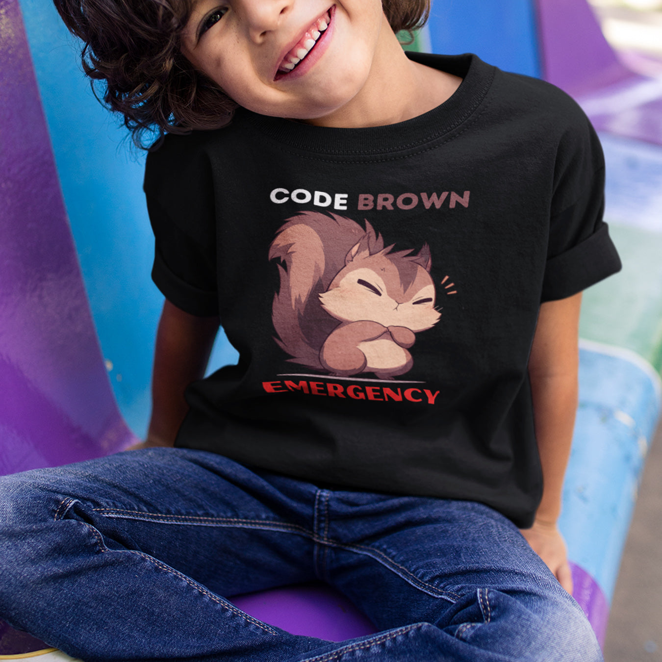 Eichhörnchen Notfall Kinder T-Shirt