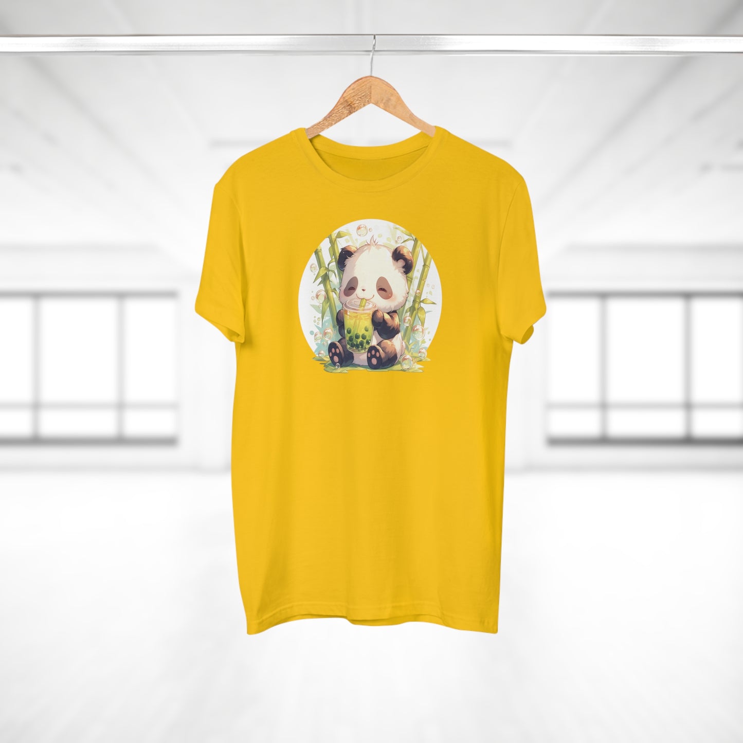Happy Panda mit Bubble Tea T-Shirt