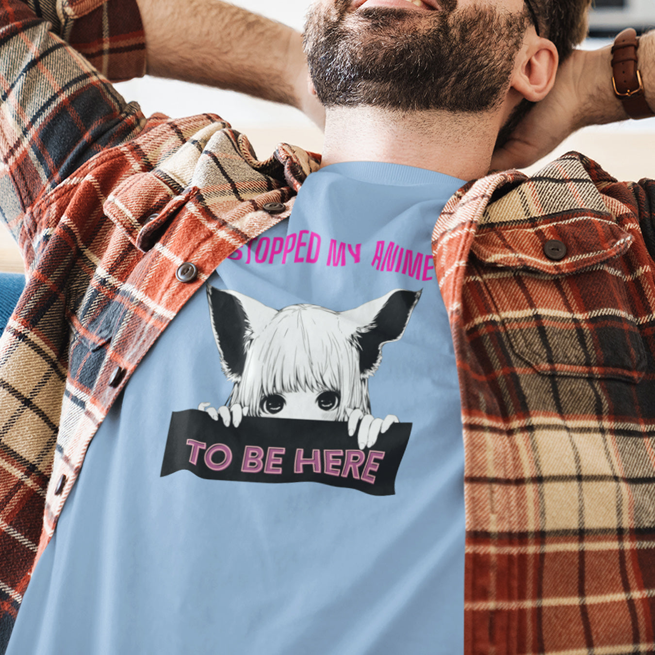 Catgirl i stopped my anime T-Shirt