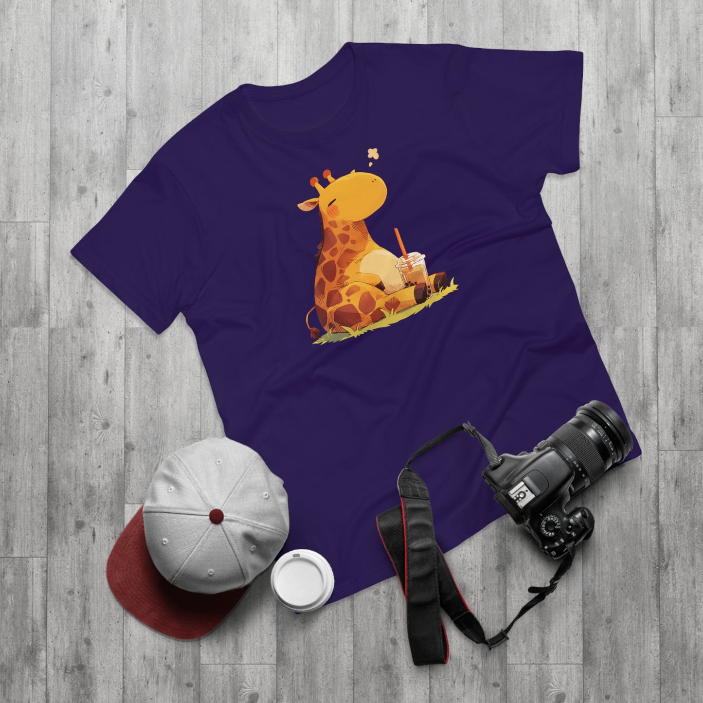 Pummelige Bubbletea Giraffe T-Shirt