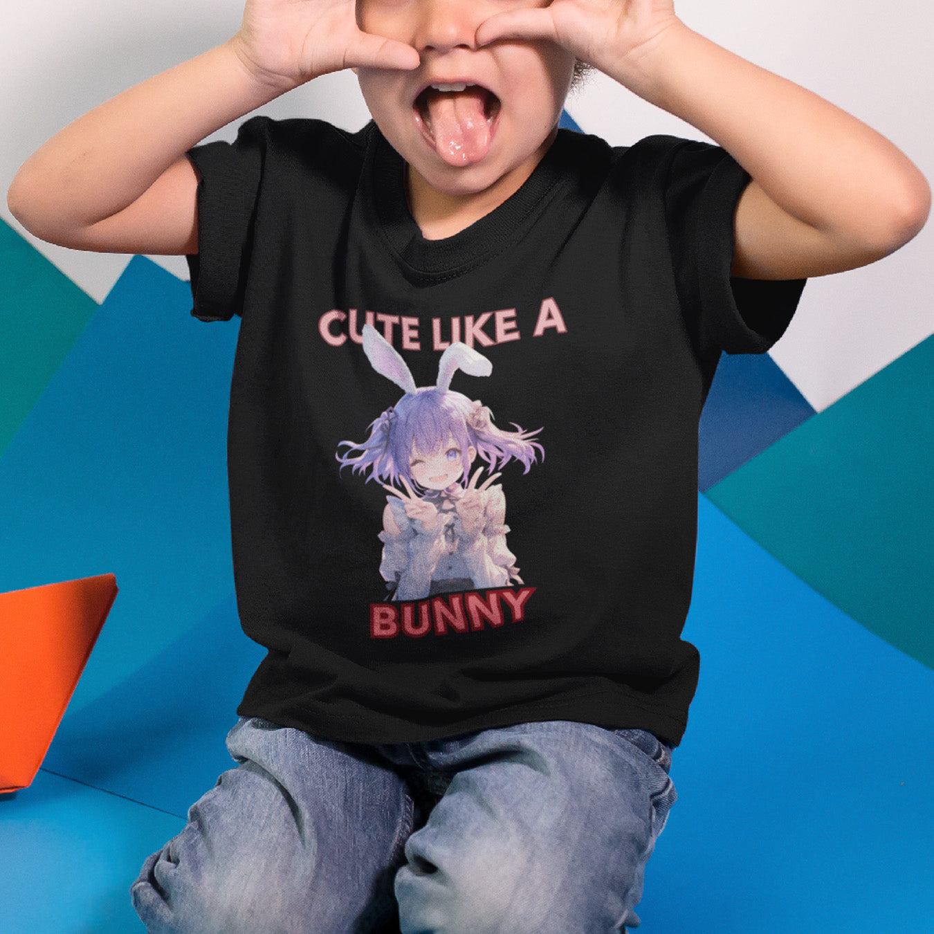 Cute like a Bunny Kinder T-Shirt
