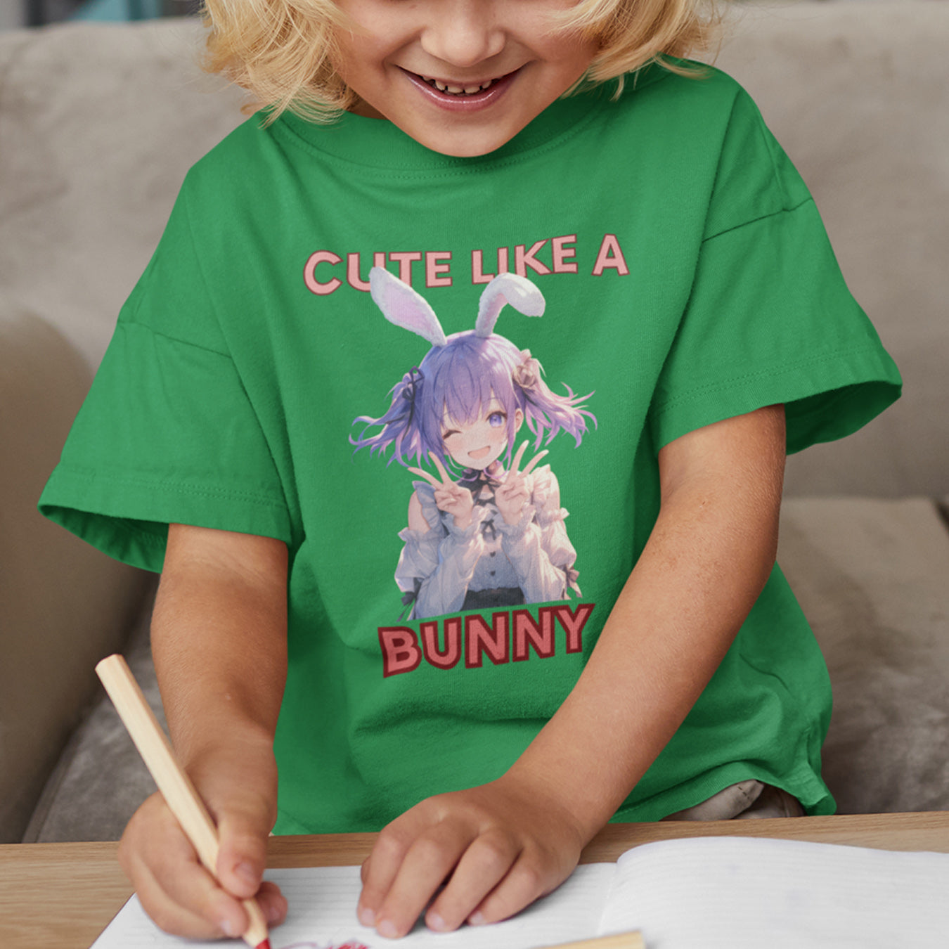 Cute like a Bunny Kinder T-Shirt