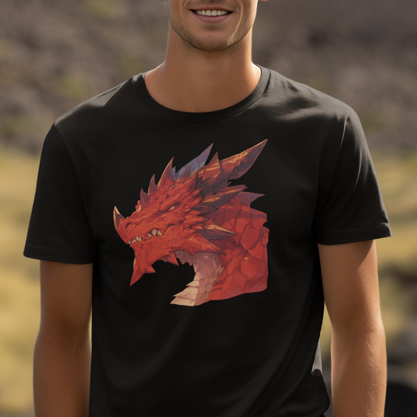Roter Drache T-Shirt