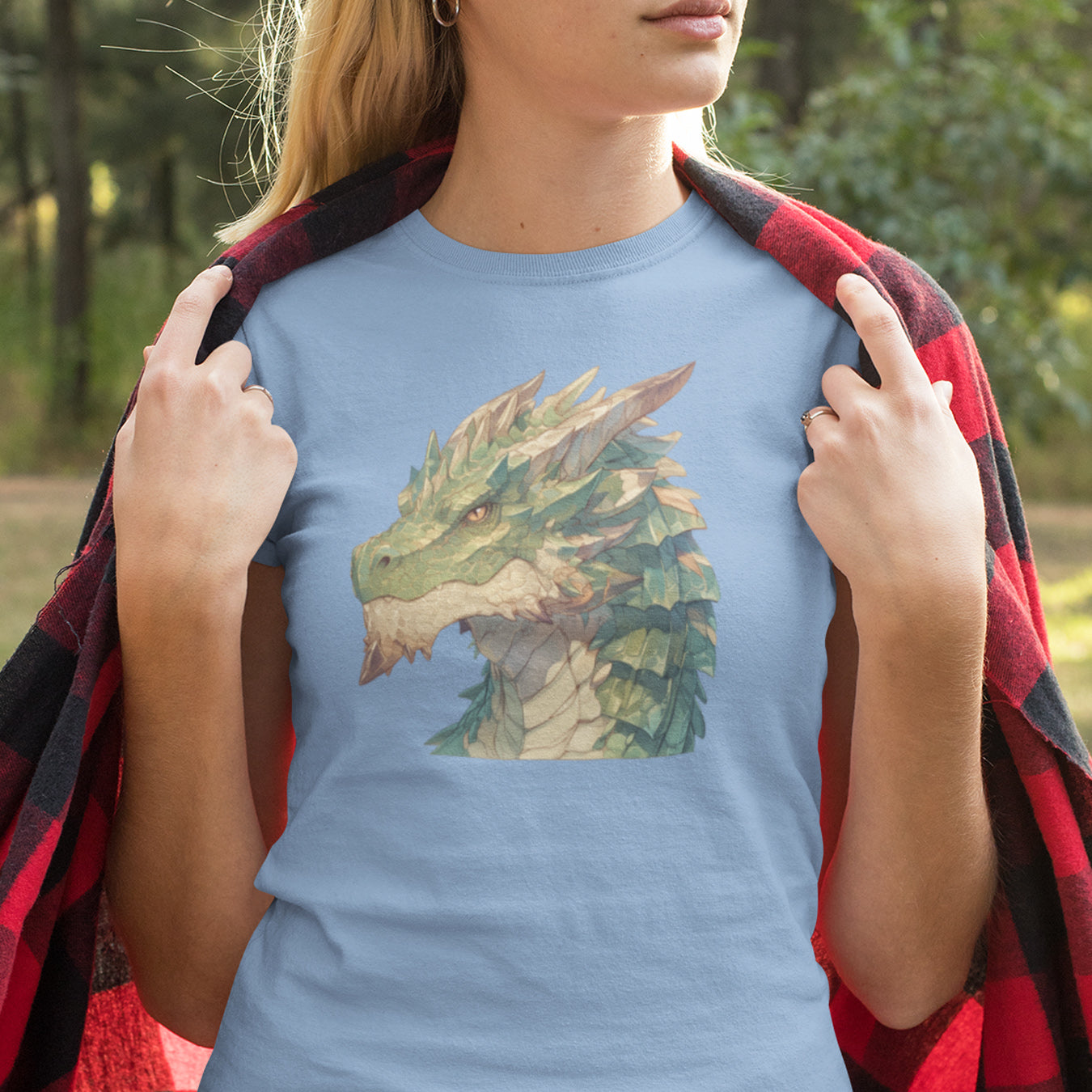 Grüner Drache T-Shirt