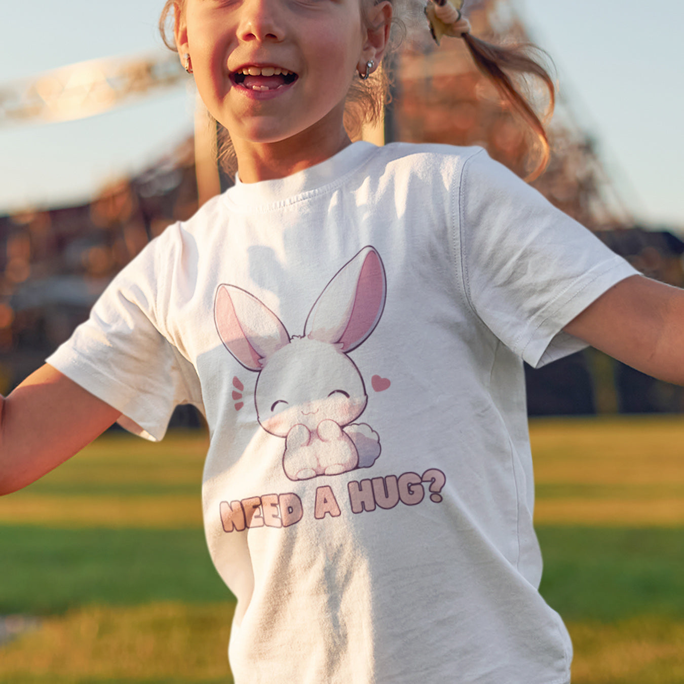 Hase need a hug Kinder T-Shirt