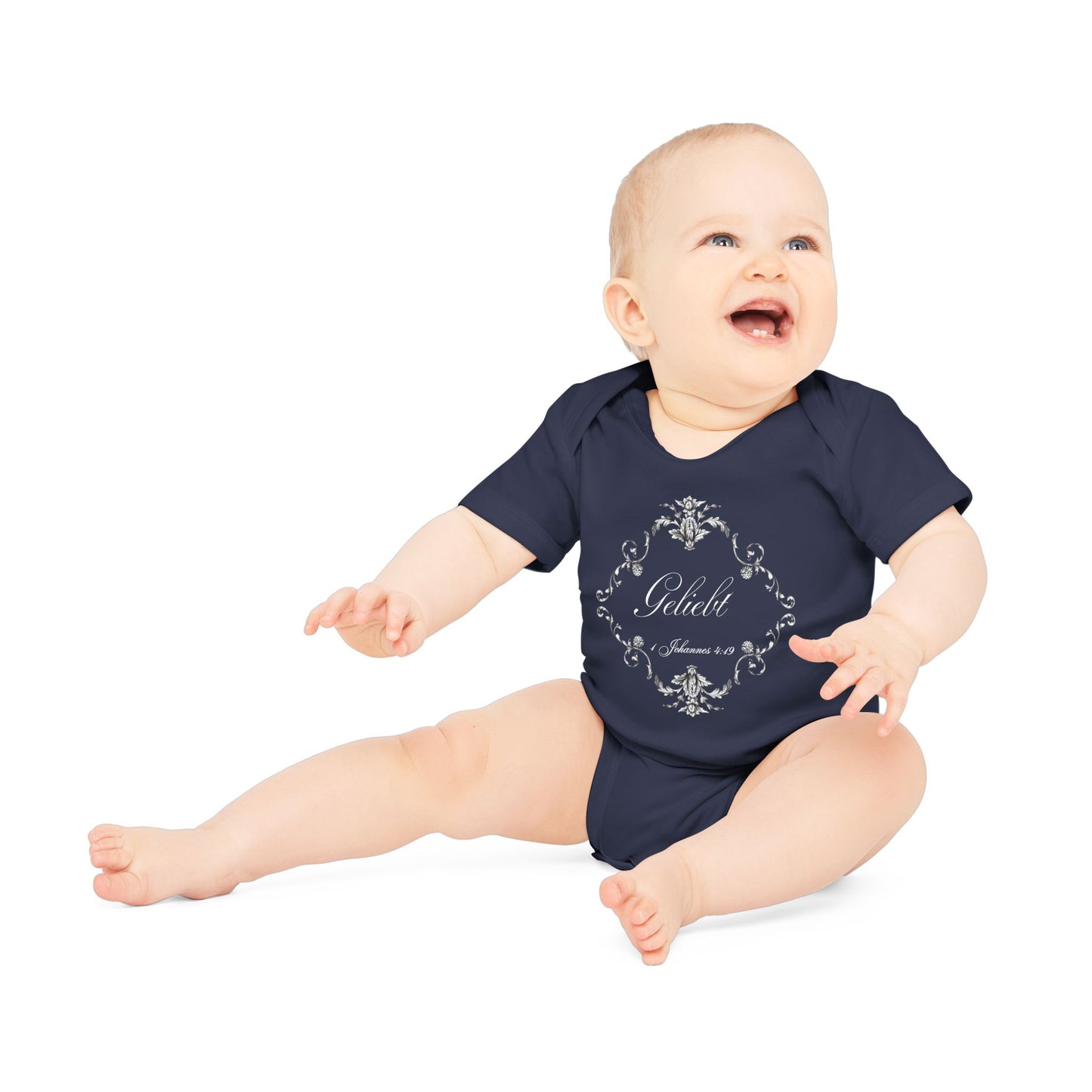 Geliebt Christlicher Kurzarm Body
