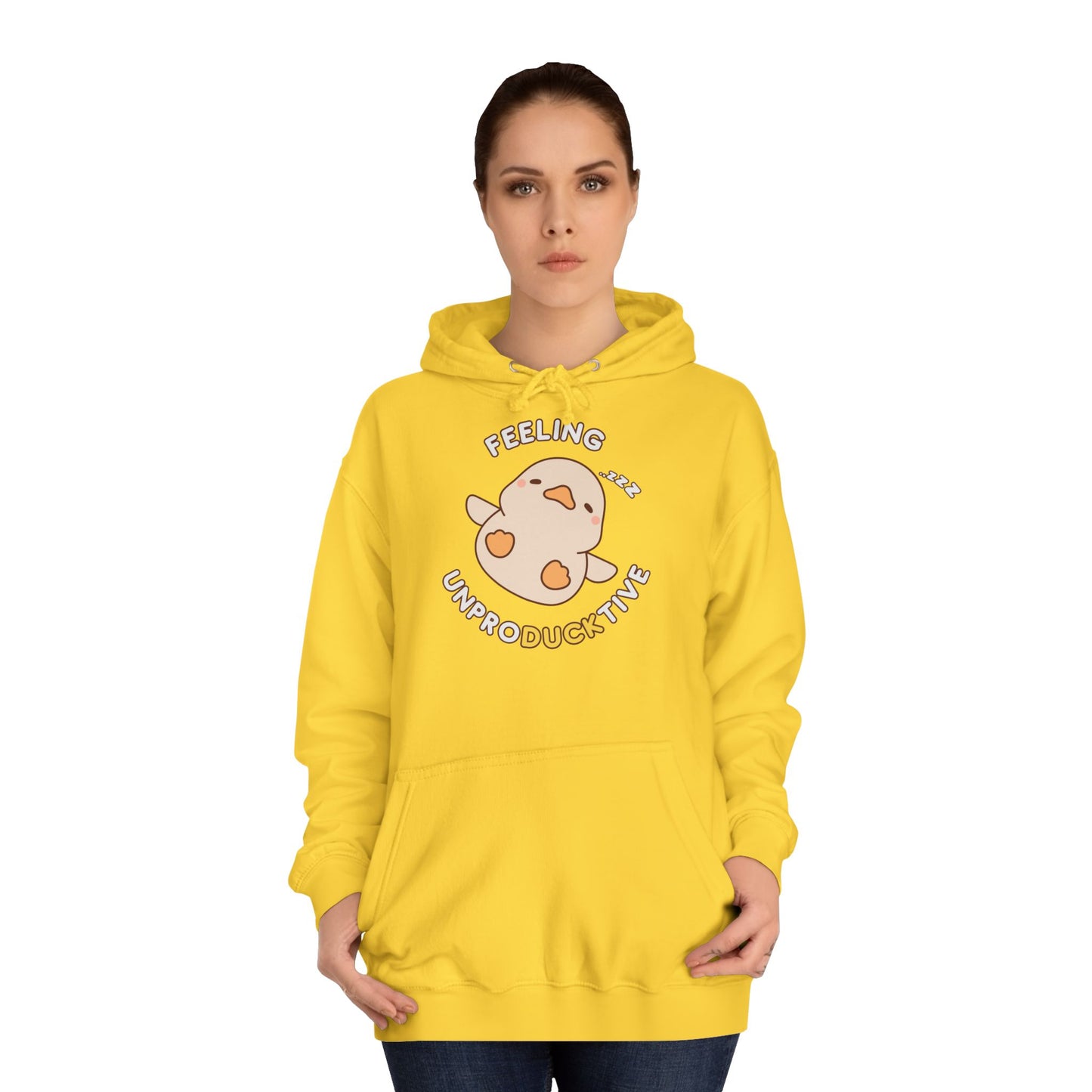 Duck feeling unproducktive Hoodie