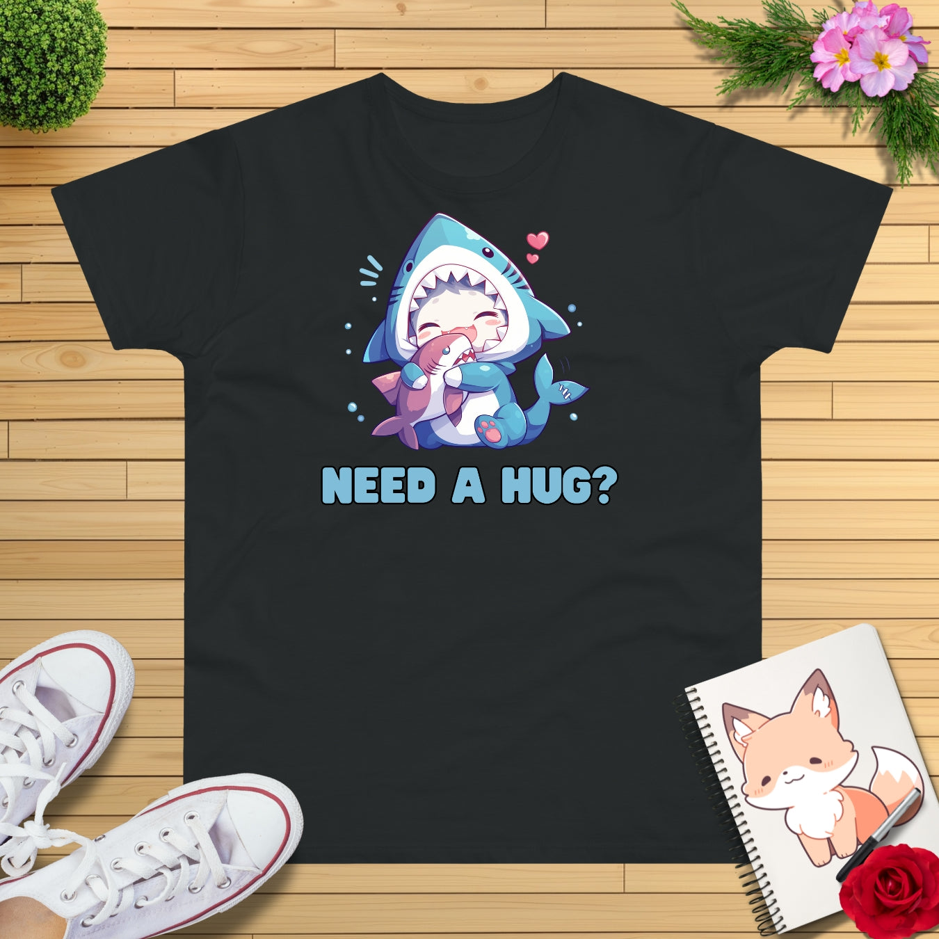 Katzenhai need a hug T-Shirt