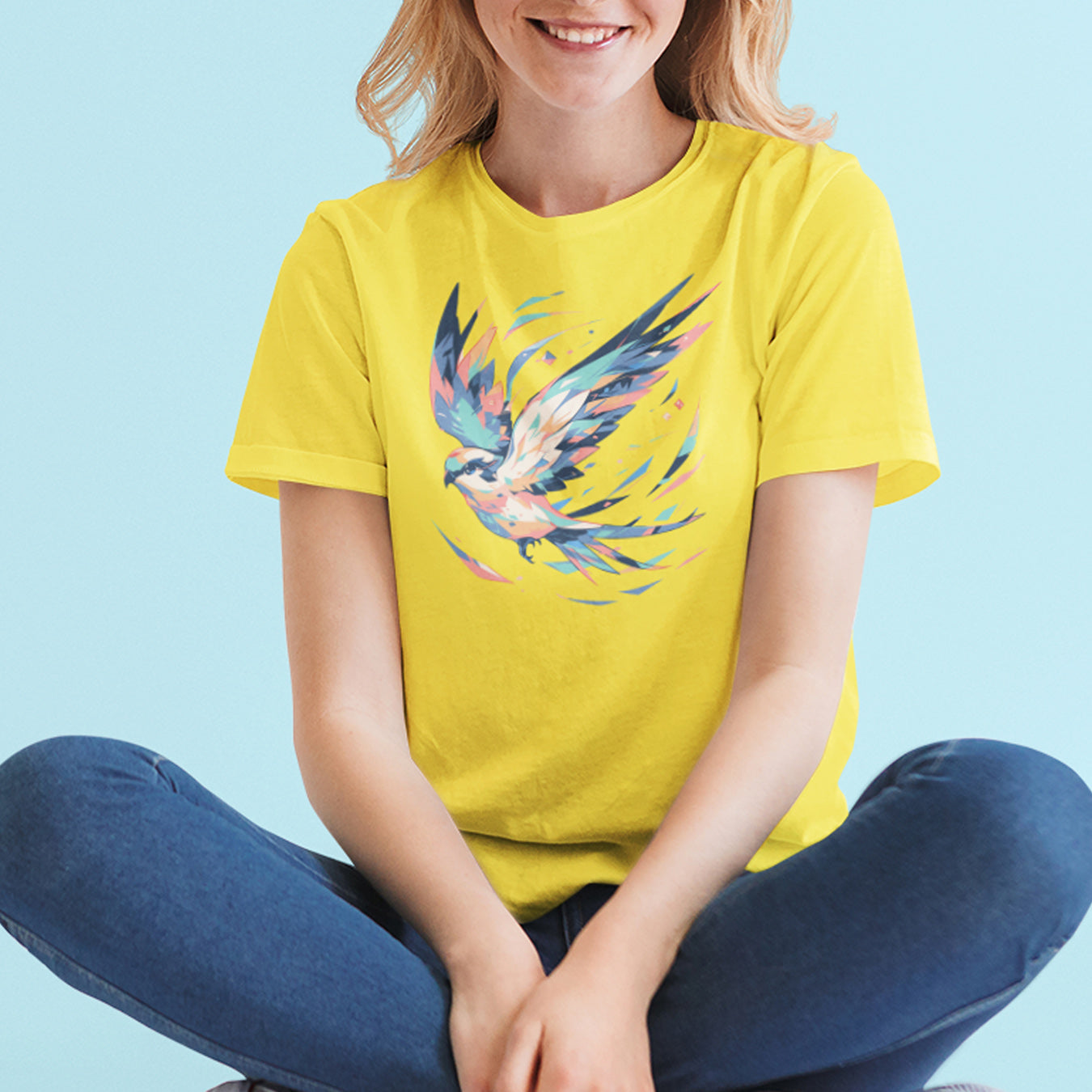 Mosaik Vogel T-Shirt