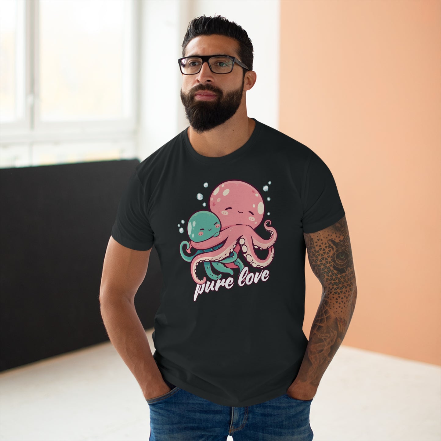 Oktopus pure love T-Shirt
