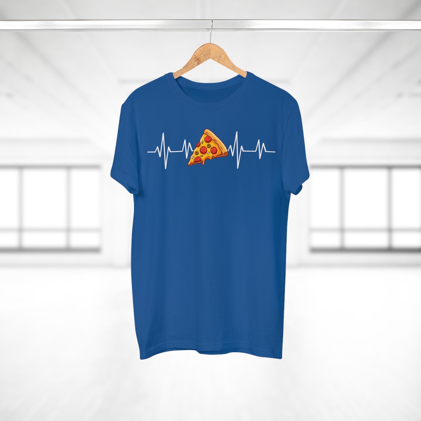 Pizza Herzschlag EKG T-Shirt