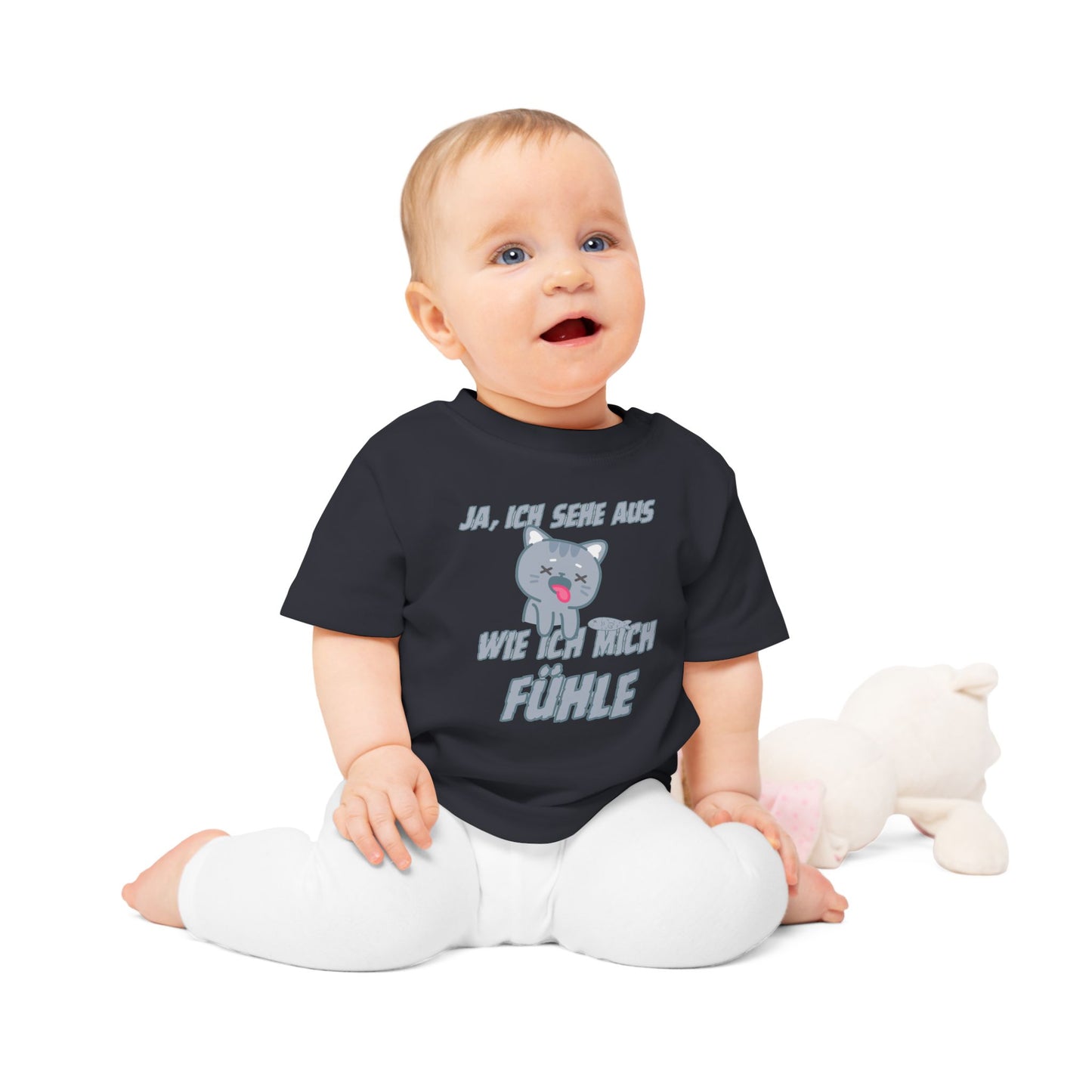 Kranke Katze Baby T-Shirt