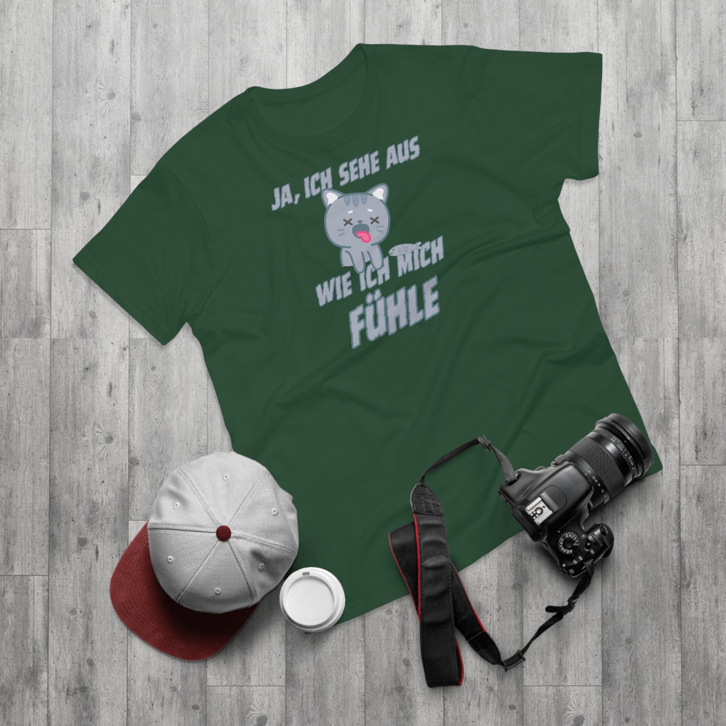 Kranke Katze T-Shirt