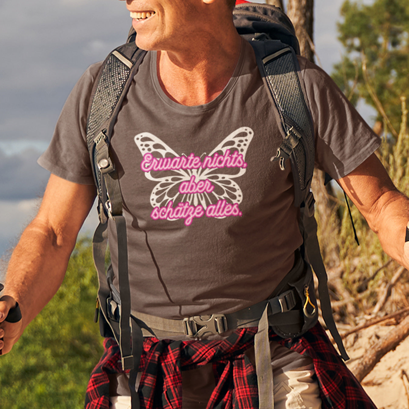 Schmetterling pink T-Shirt
