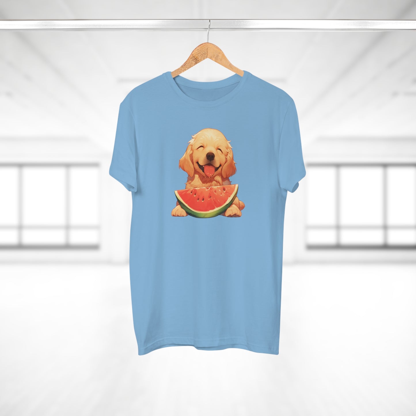 Golden Retriever mit Wassermelone T-Shirt