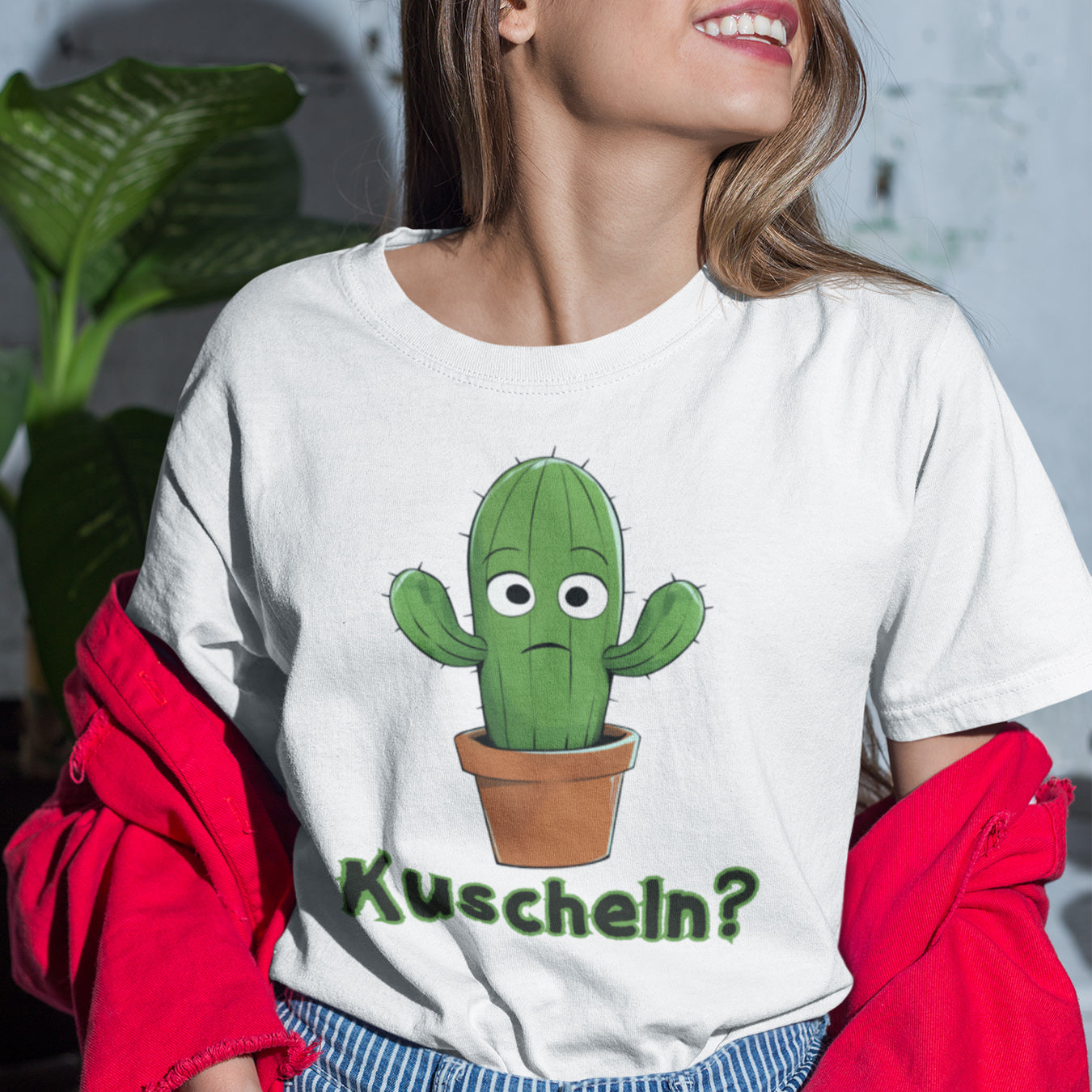 Kuschel Kaktus T-Shirt