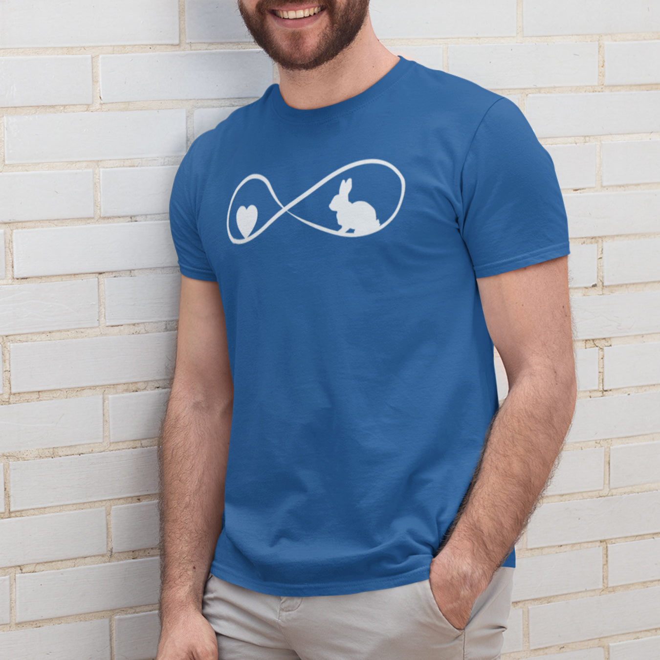 Unendlichkeit Herz & Hase T-Shirt