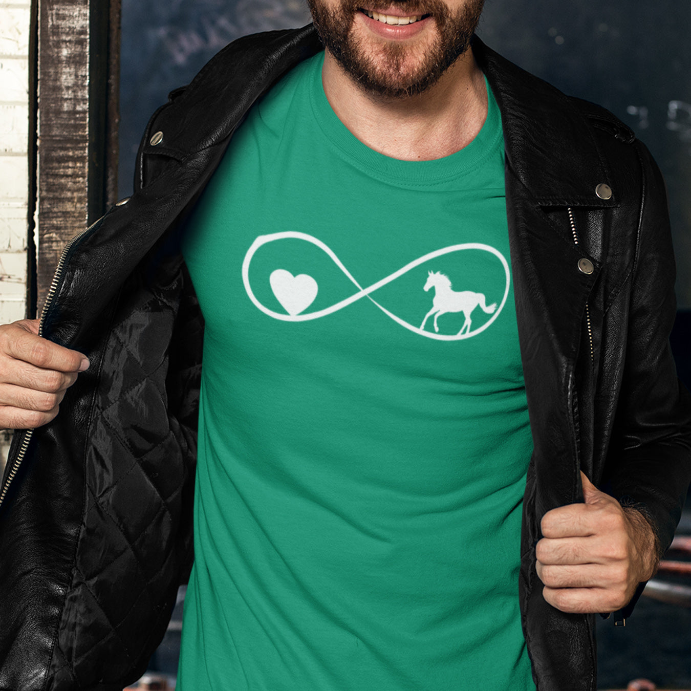 Unendlichkeit Herz & Pferd T-Shirt