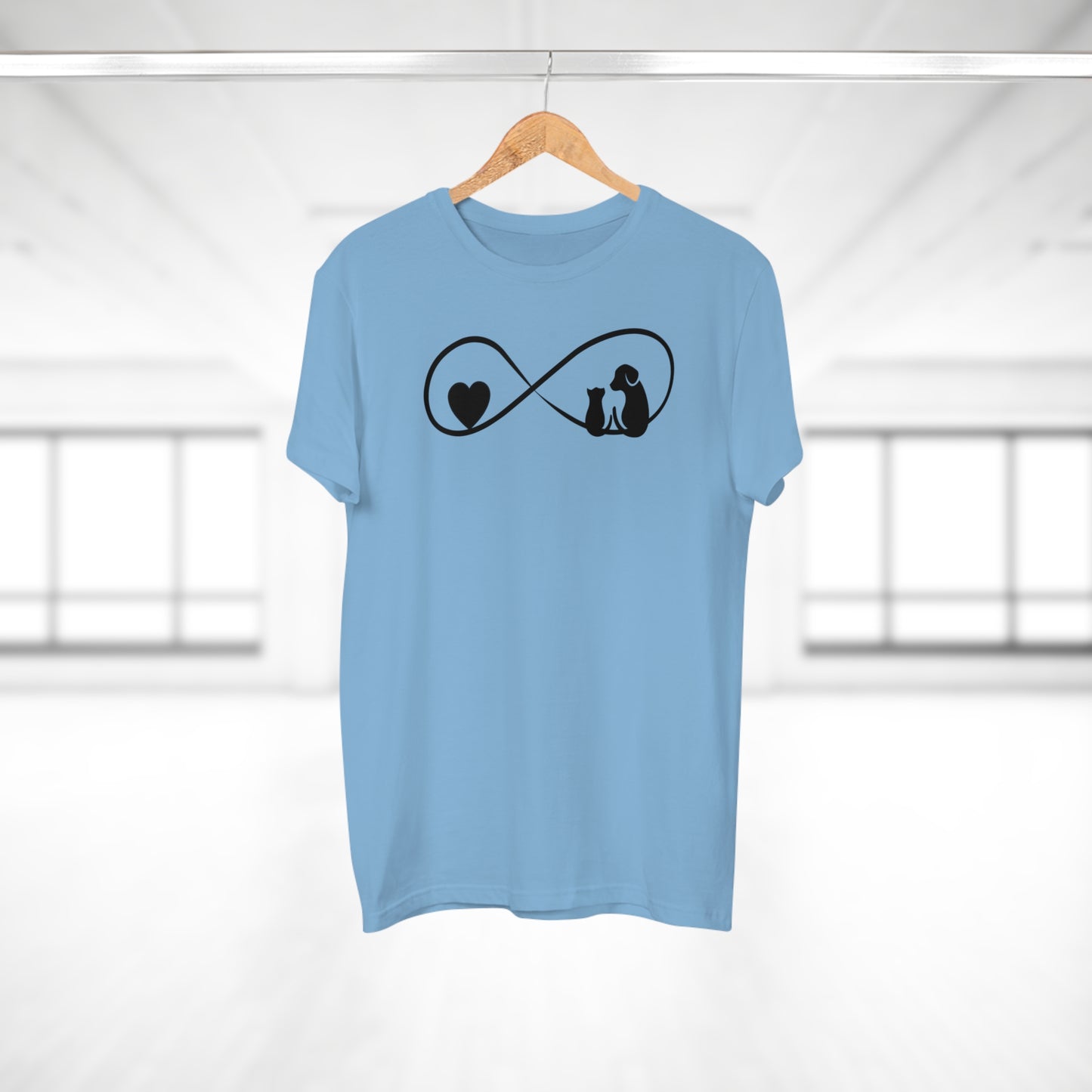 Unendlichkeit Herz Hund & Katze T-Shirt