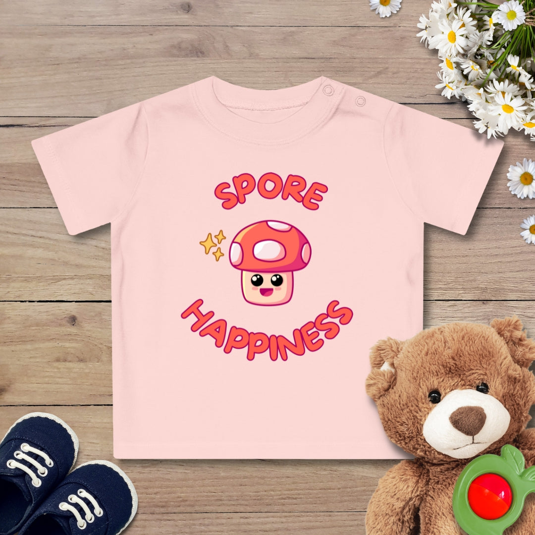 Pilz spore happiness Baby T-Shirt