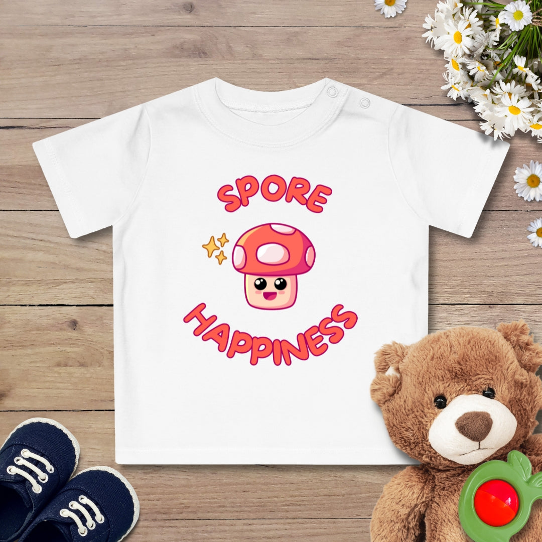 Pilz spore happiness Baby T-Shirt