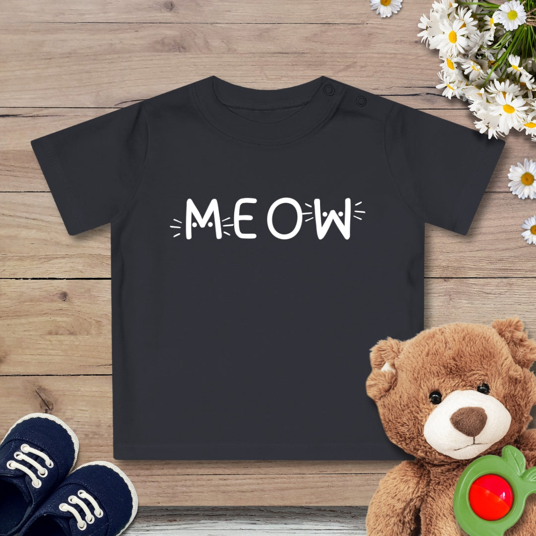 Meow Miau Katze Baby T-Shirt