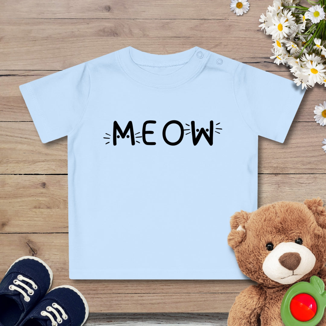 Meow Miau Katze Baby T-Shirt