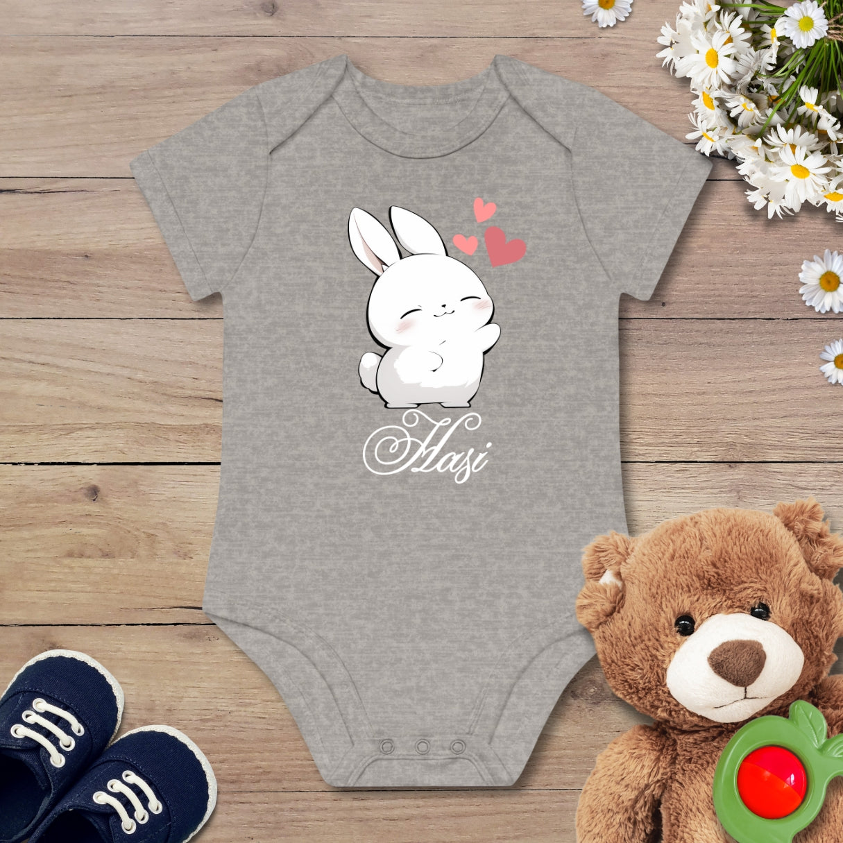 Bunny Hasi Kurzarm Body