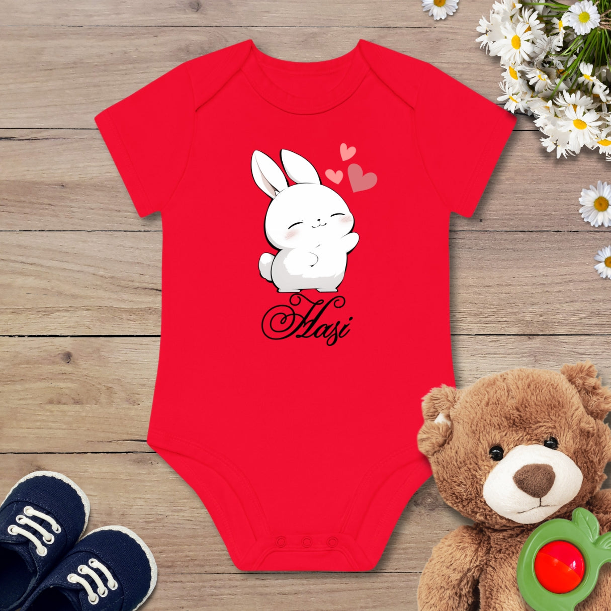 Bunny Hasi Kurzarm Body
