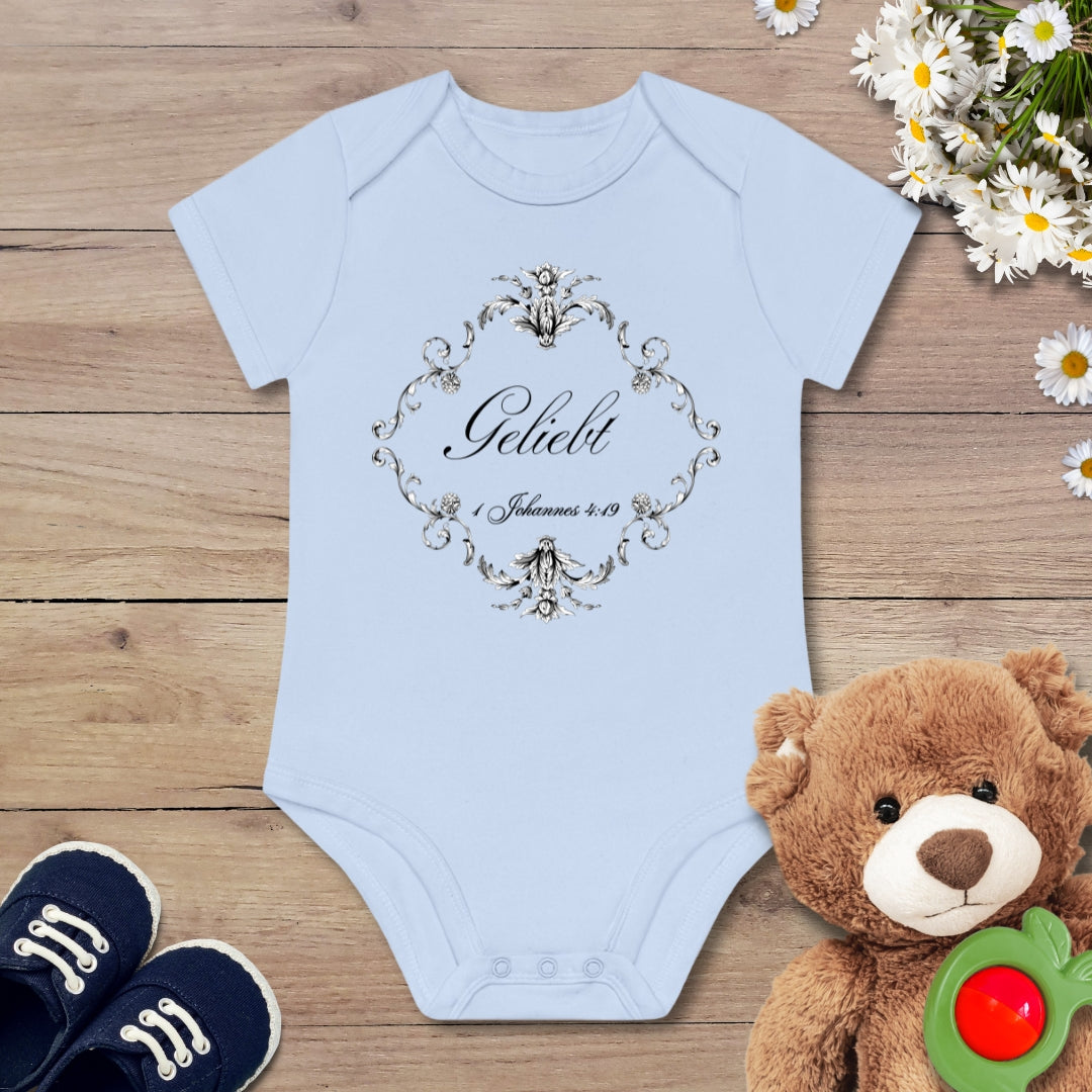 Geliebt Christlicher Kurzarm Body
