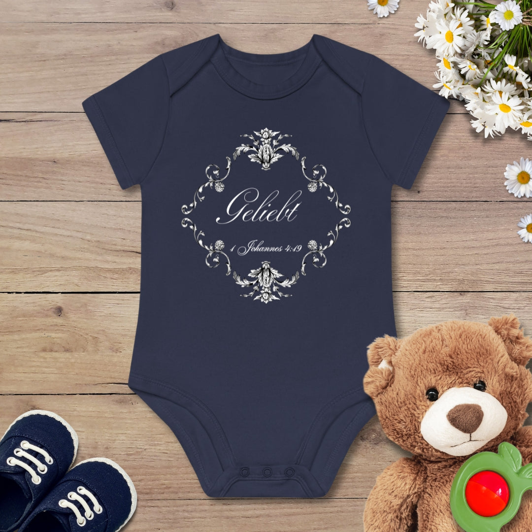 Geliebt Christlicher Kurzarm Body