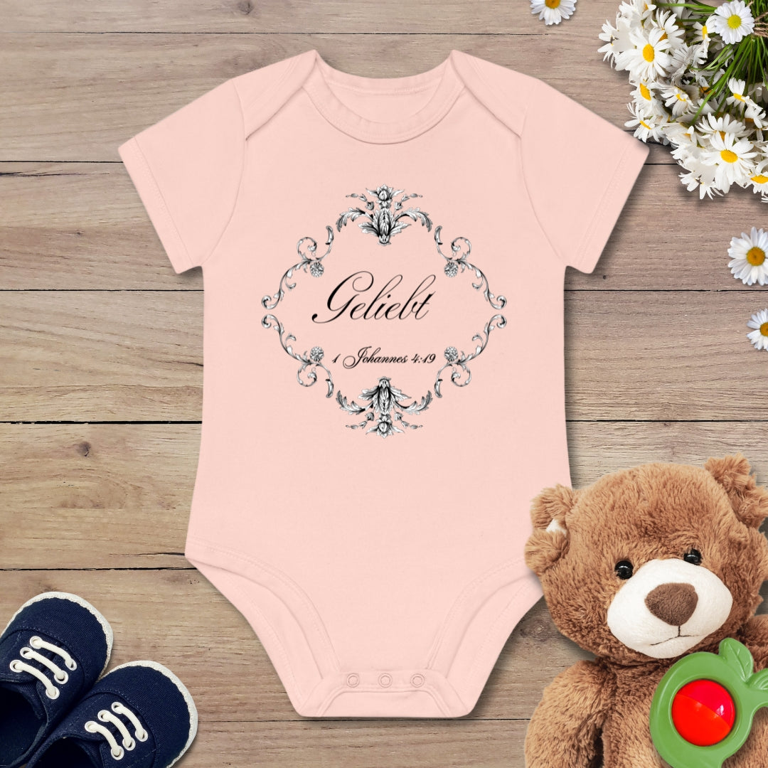 Geliebt Christlicher Kurzarm Body