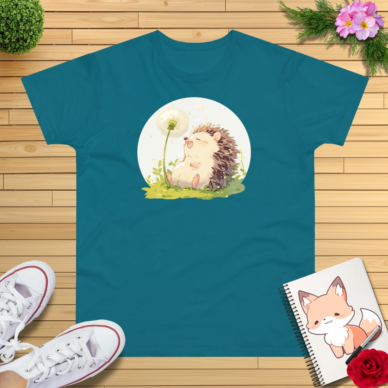 Happy Igel Pusteblume T-Shirt