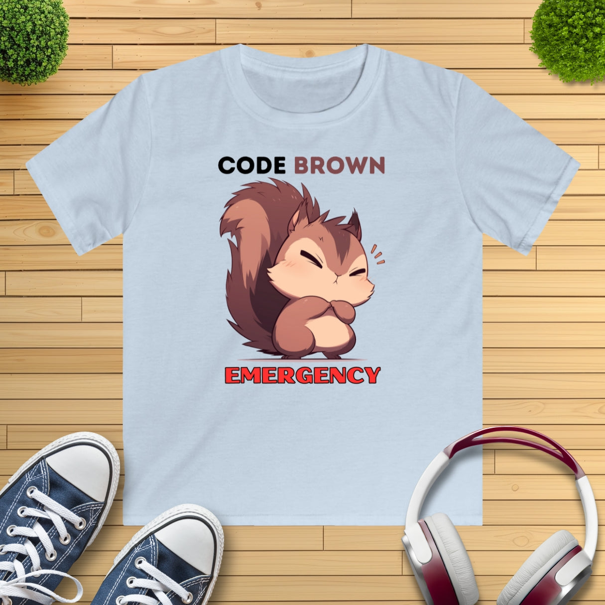 Eichhörnchen Notfall Kinder T-Shirt