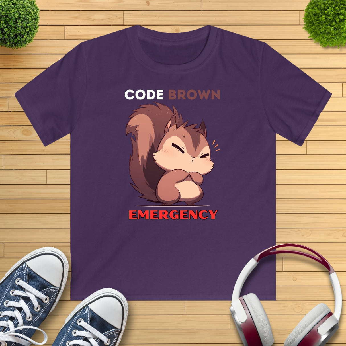 Eichhörnchen Notfall Kinder T-Shirt