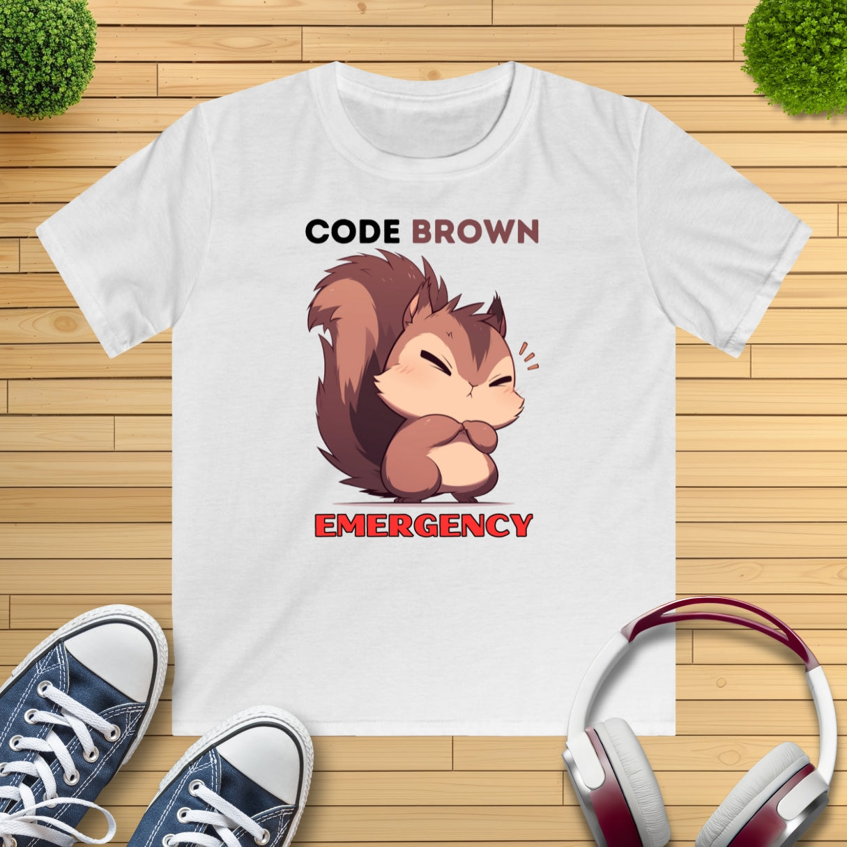 Eichhörnchen Notfall Kinder T-Shirt