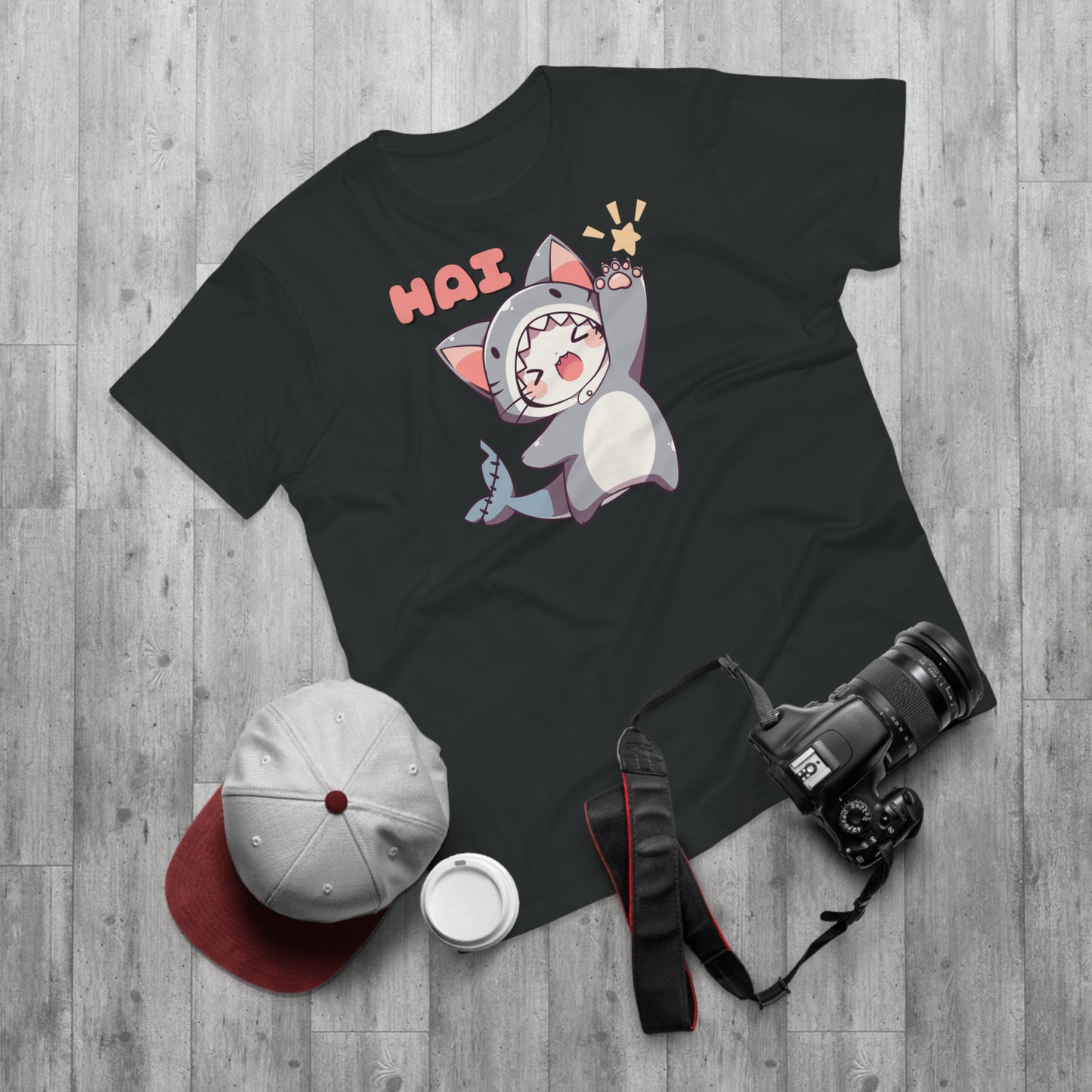 Katzenhai ruft "HAI" T-Shirt