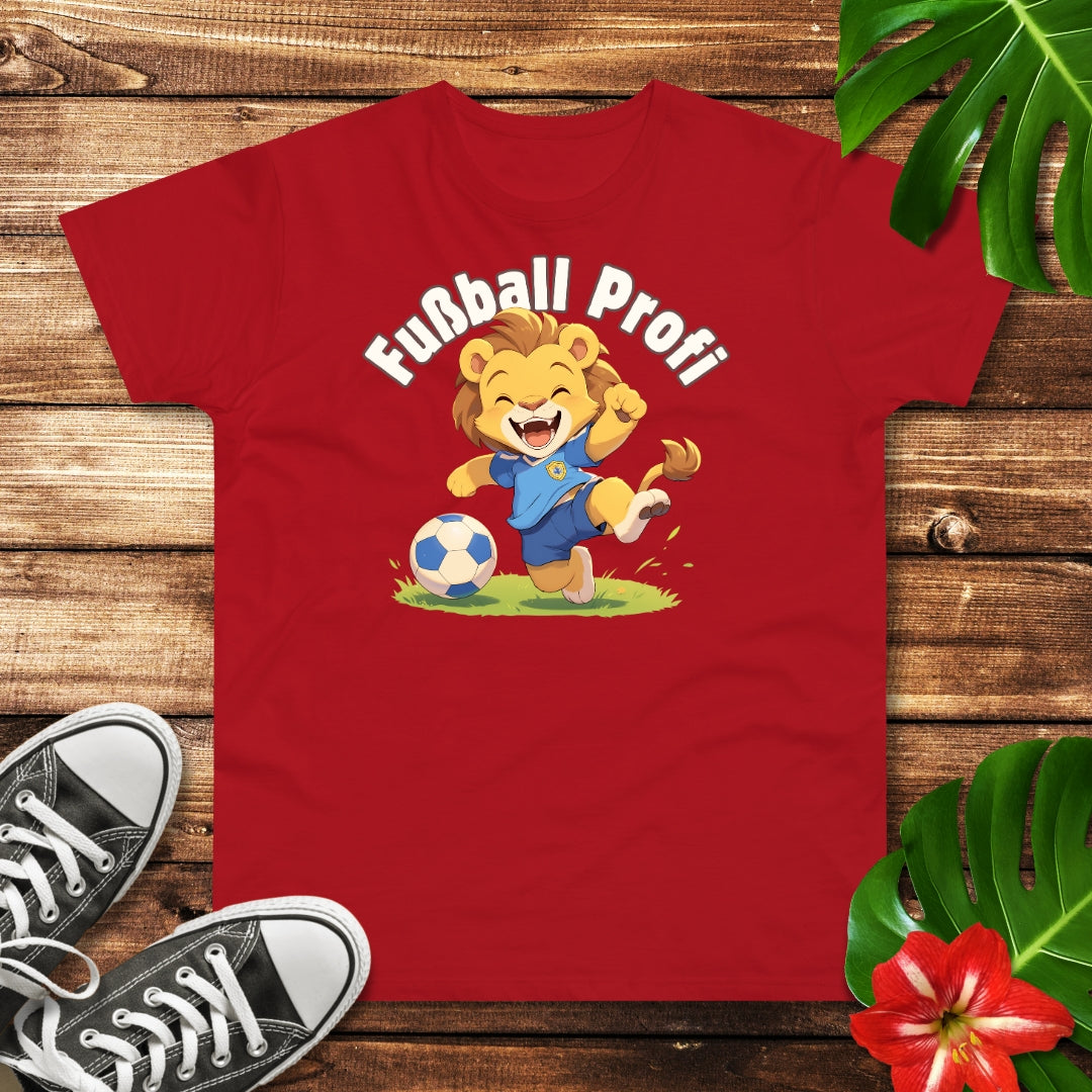 Fußball Profi Löwe T-Shirt
