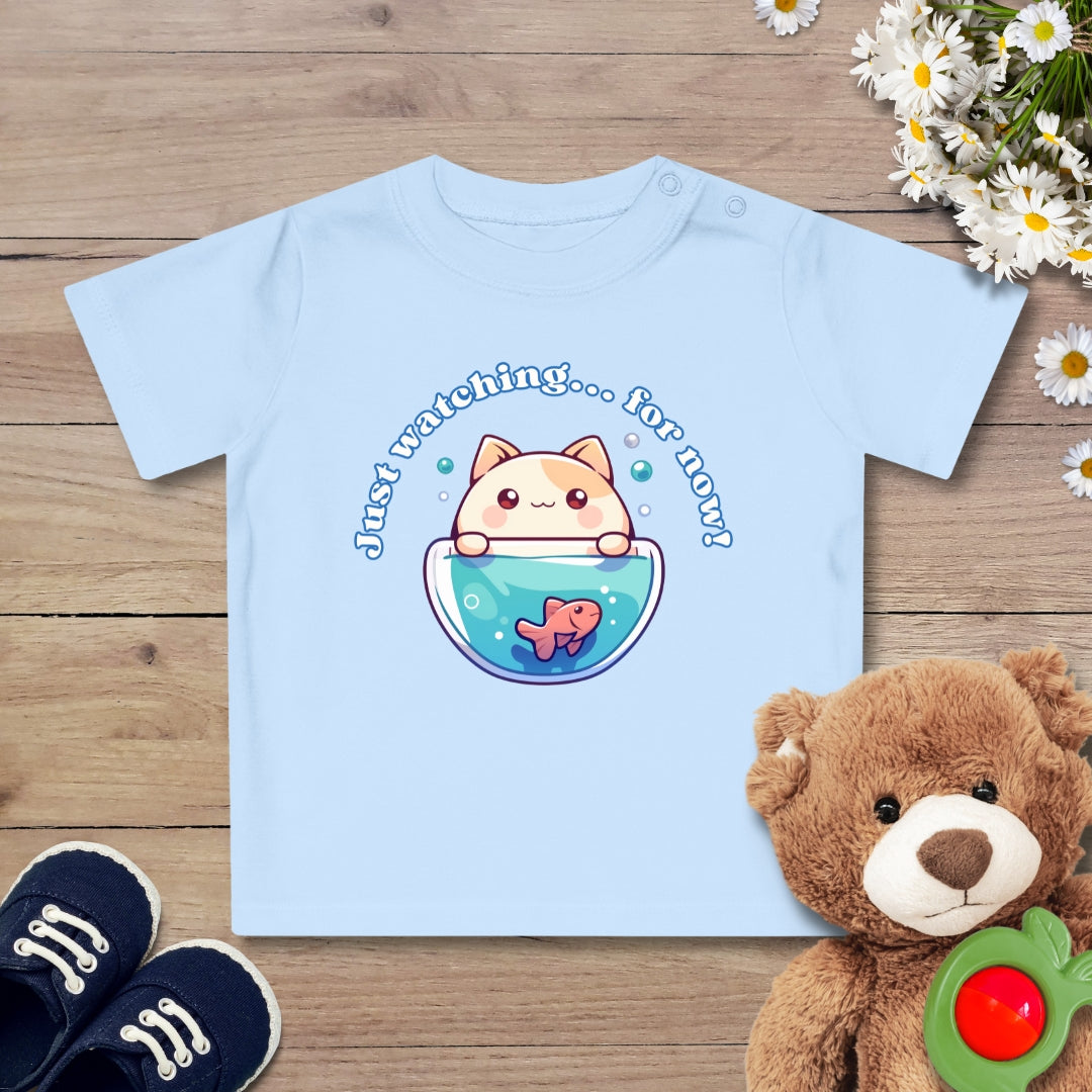 Just watching Katze Baby T-Shirt
